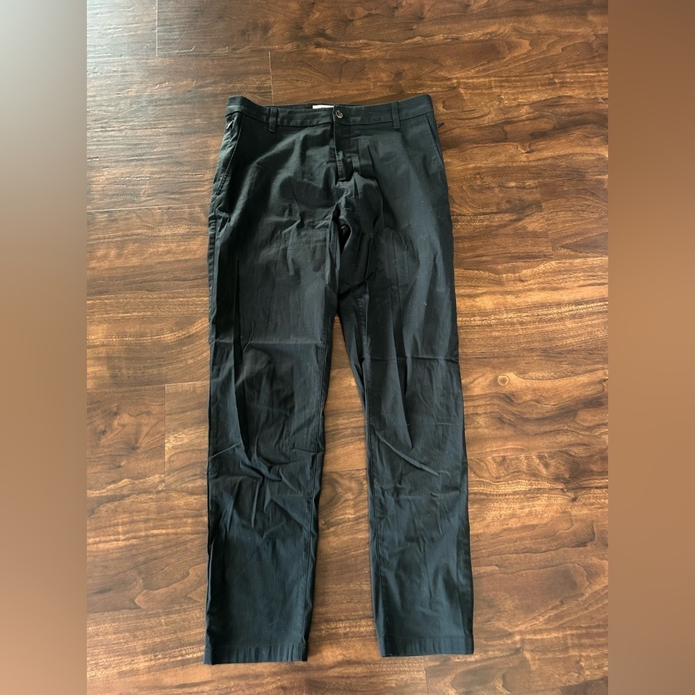 BirdDogs Pants John D. Cochsmellars Unlined Slim Stretch Chino 
Black Size 34x32